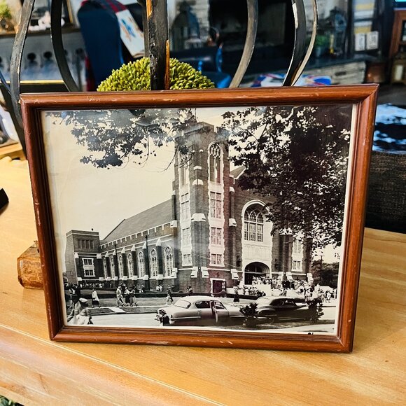 ❌SOLD❌VTG Picture of Dallas Church 1953 - Picture 1 of 14